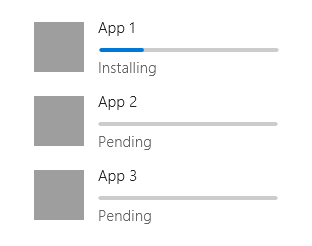 Beispiel für ein bestimmtes ProgressBar-Steuerelement