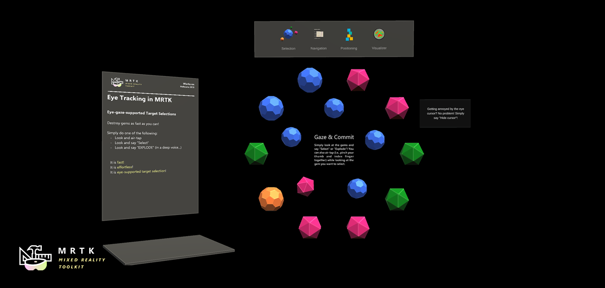 Eye Tracking: Zielauswahl