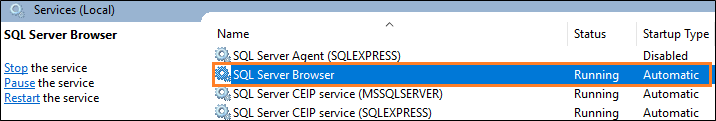 Dienst „SQL Server-Browser“