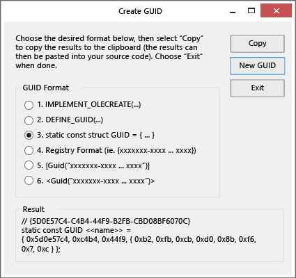 GUID-Generatortool