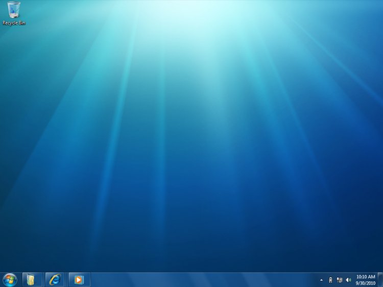 Screenshot: Windows 7-Desktop