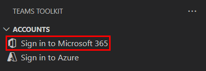 Screenshot shows where to sign in to Microsoft 365 and Azure.