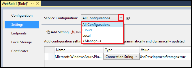 Service Configuration