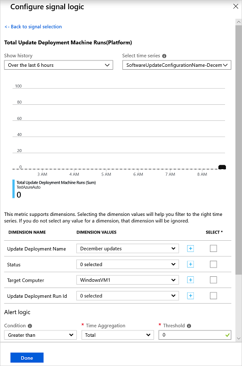 Configure signal logic