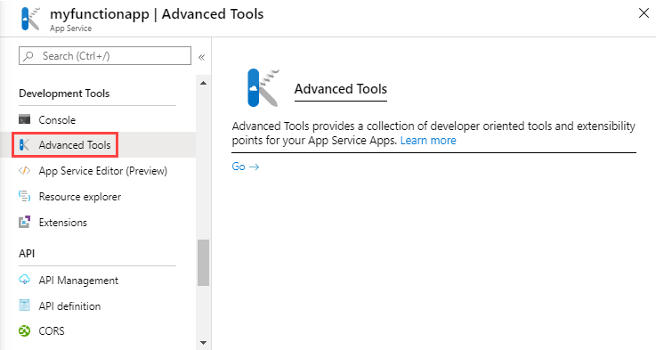 Functions platform features choose Kudu