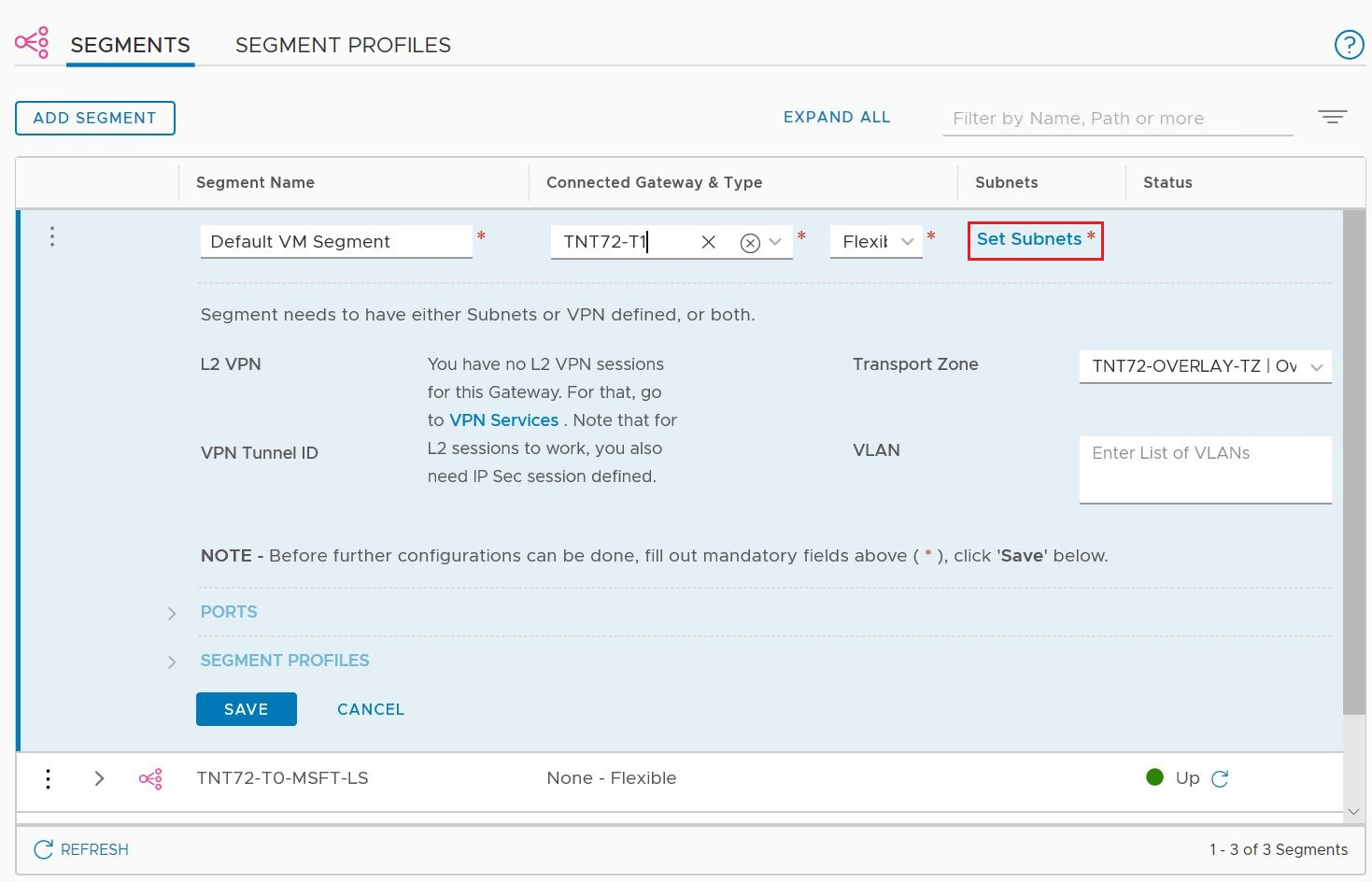 Screenshot showing how to set the subnets to specify the DHCP IP address  for using a DHCP server.