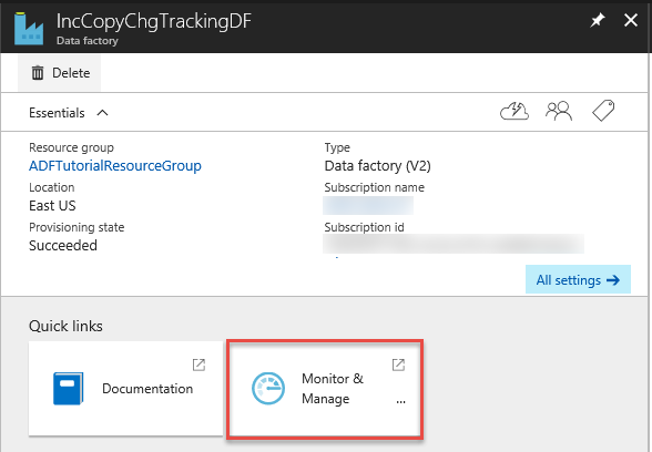 Monitor & Manage tile