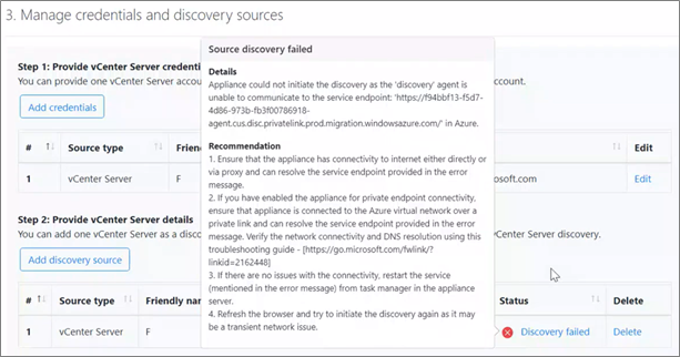 Agent not connected error