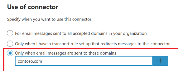 The connector wizard screen for the New EAC.