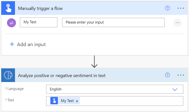 Manually trigger flow screen.