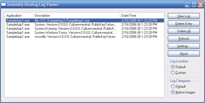 Figure 5 Log Viewer