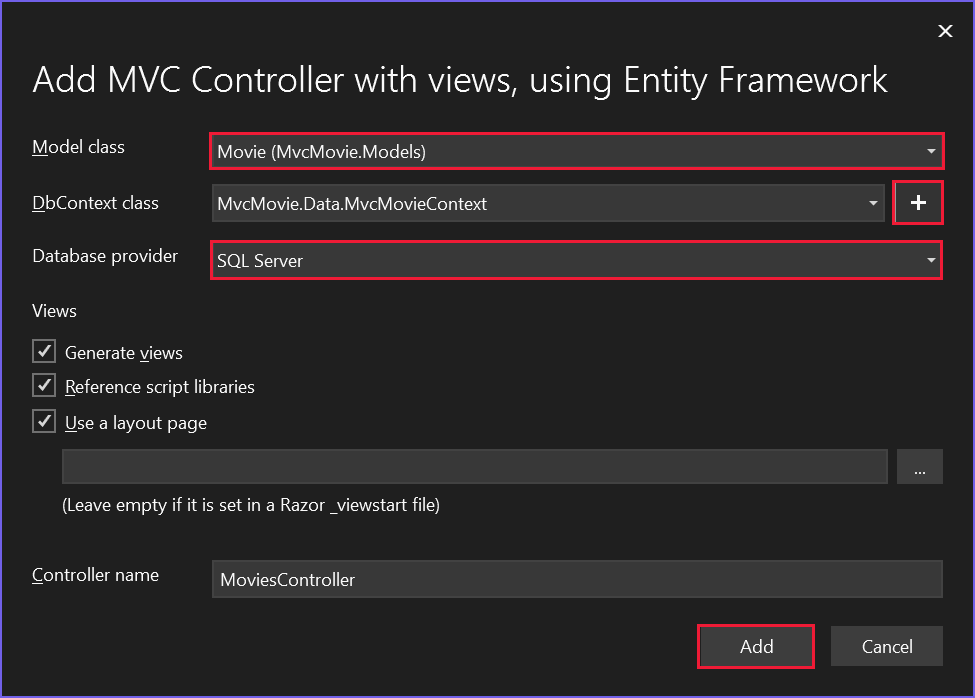 Add Data context keep defaults