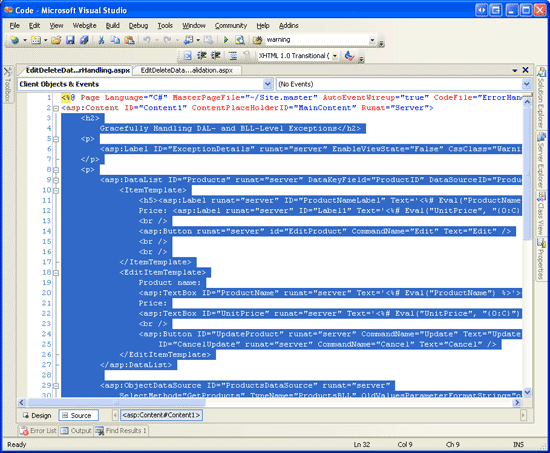 Copy the Text Within the <asp:Content> Control