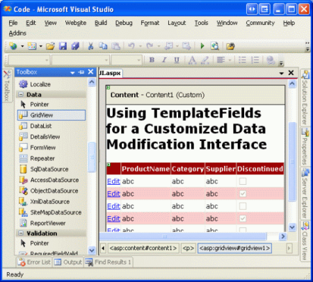 Remove the Unneeded Fields from the GridView