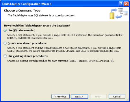 Query the Data Using an Ad-Hoc SQL Statement