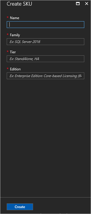 Create a SKU in Azure Stack Hub administrator portal