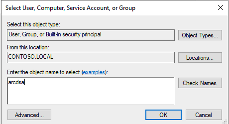 Screenshot of add user dialog.