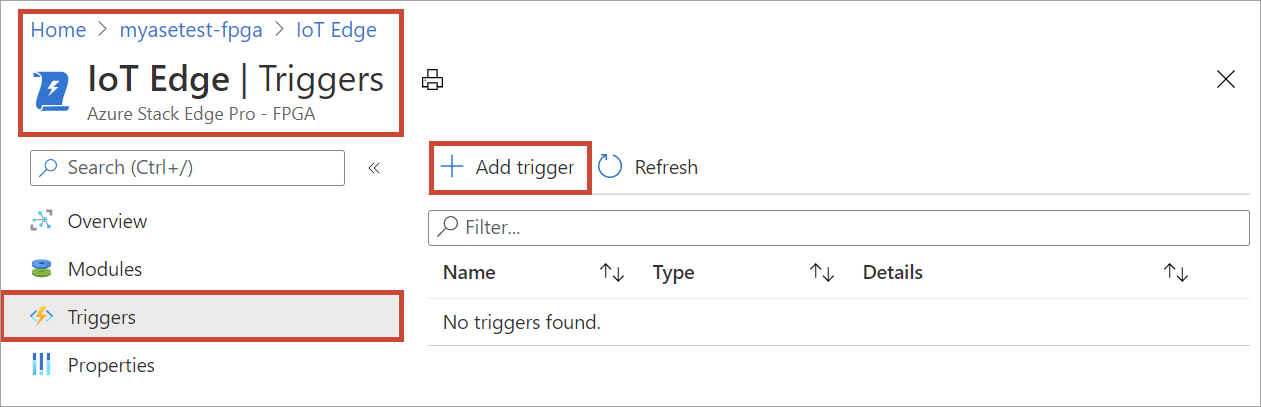 Add trigger