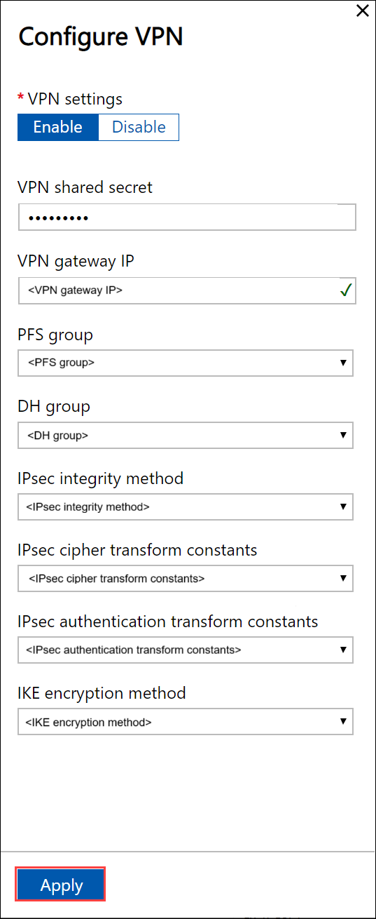 Configure local UI 2