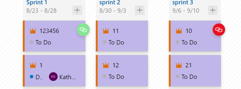 Delivery Plans work item dependencies