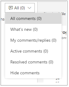 PR comment filtering