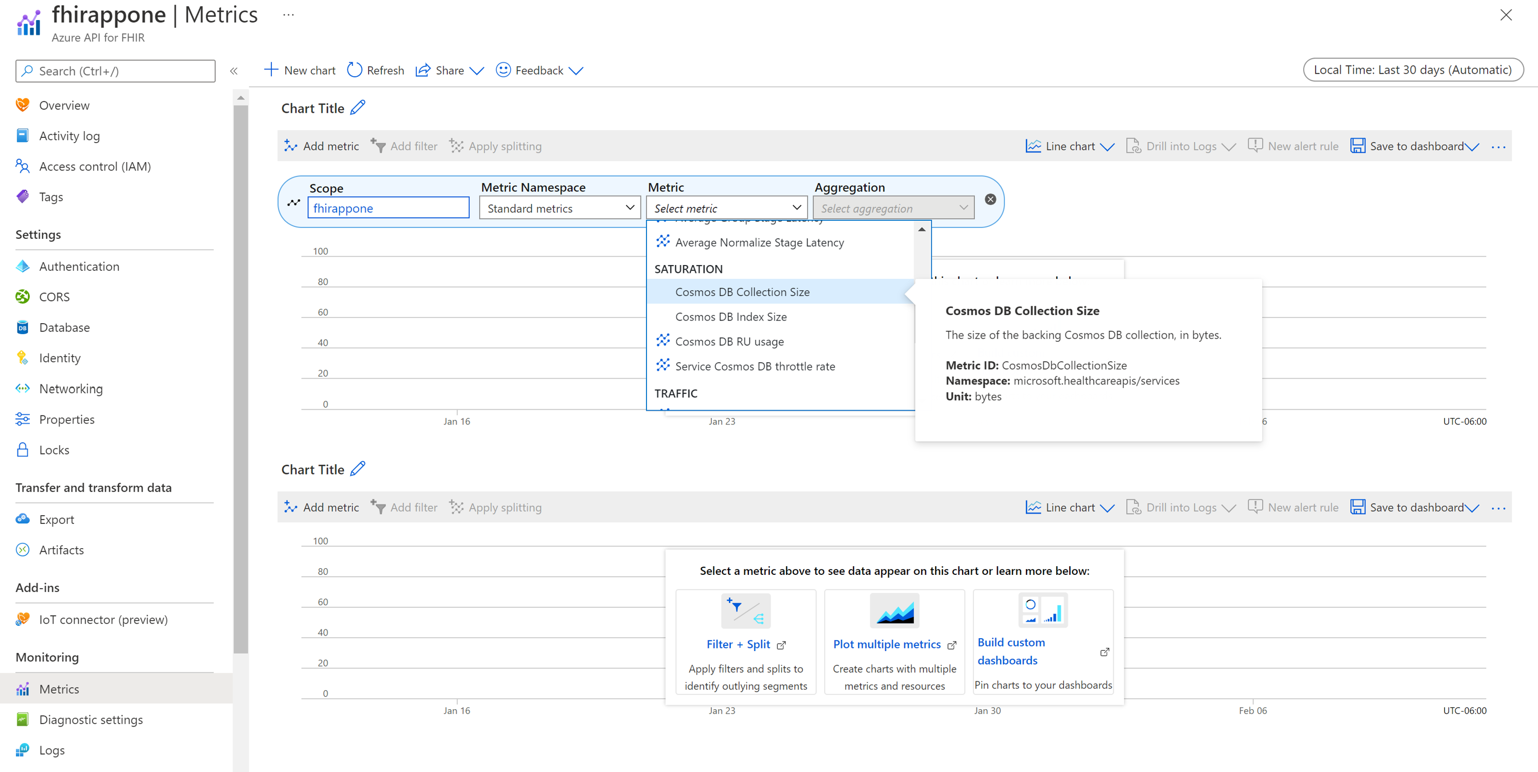 Screenshot of metrics_new_chart