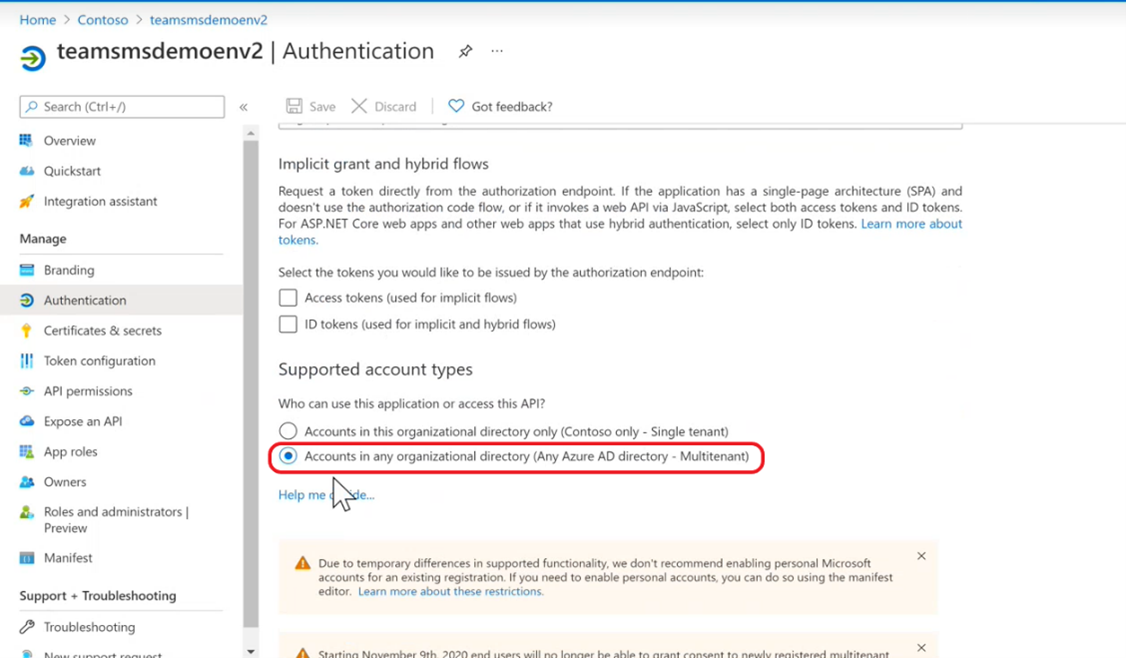 multi tenant authentication