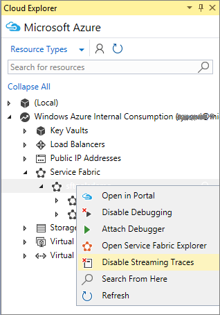 Disable remote streaming traces