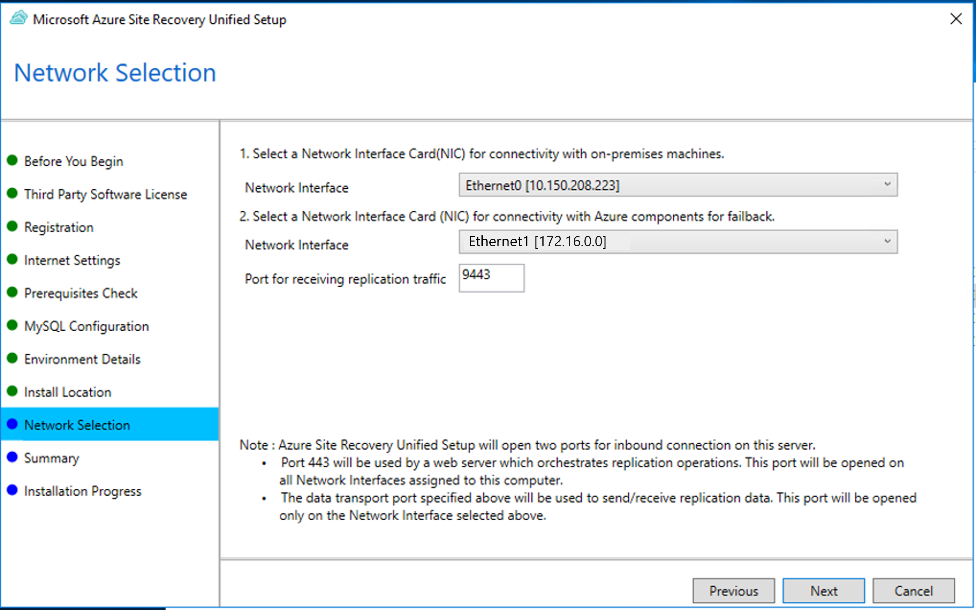 Network selection