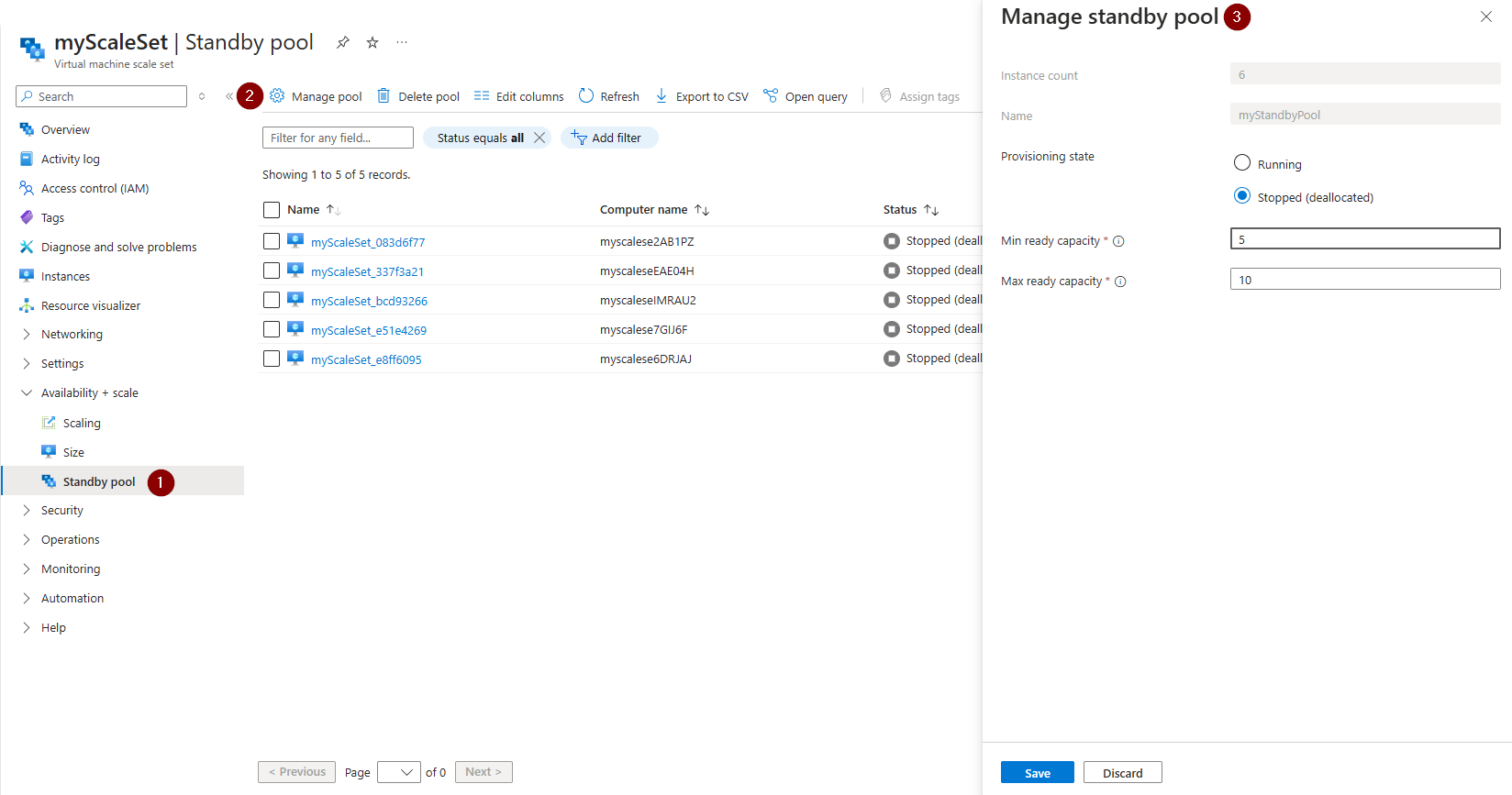 A screenshot of the Networking tab in the Azure portal during the Virtual Machine Scale Set creation process.