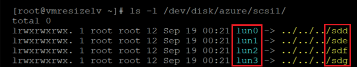 Screenshot showing the code that identifies encrypted disks. The results are highlighted.