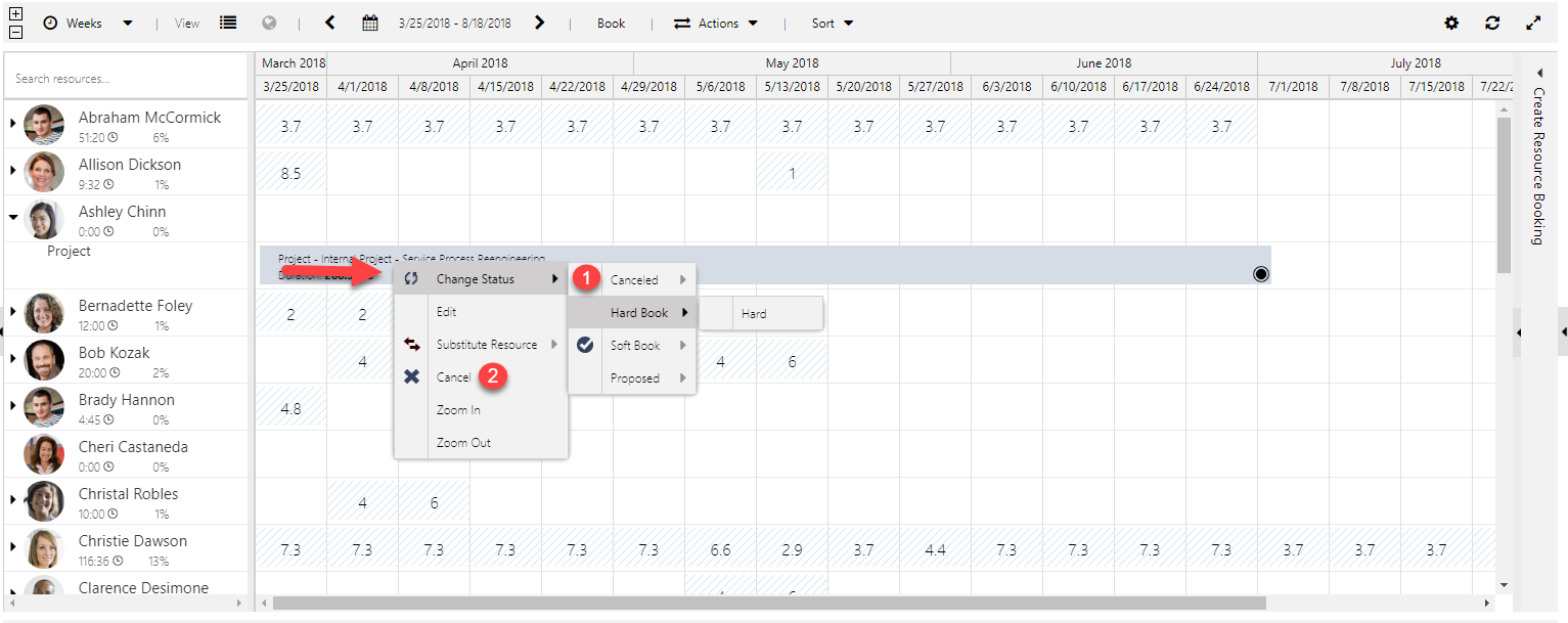 Screenshot of the previous redundant options on multiday boards, which have been removed