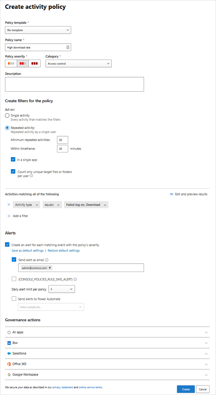 high download rate example.