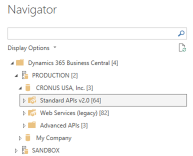 Dataset picker in Power BI