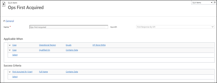 Screenshot of an 'applicable when' condition that has success criteria.