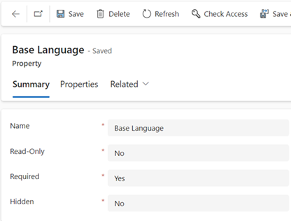 Override property of a product