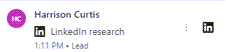 Research activity step in a work list.