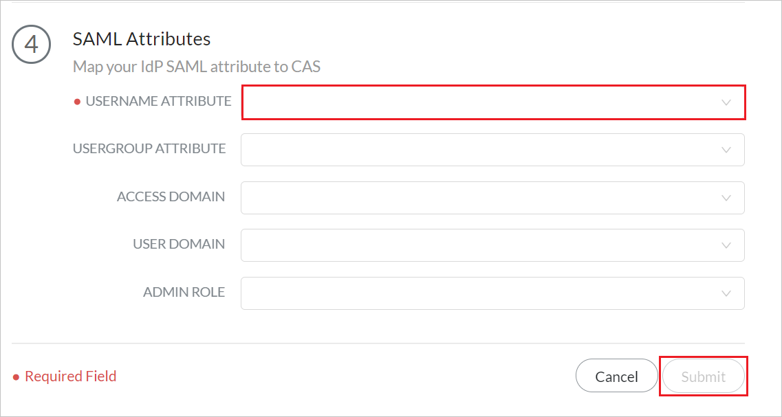 SAML Attributes