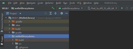 Screenshot of Android Studio.