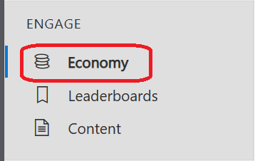 Economy option under the engage section