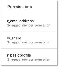 Application Permissions