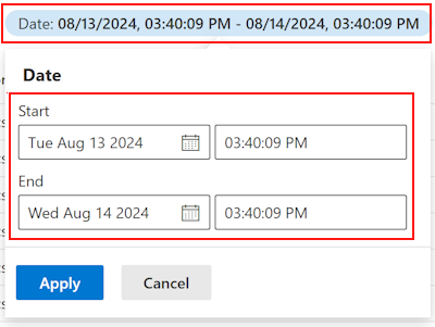 Filter audit logs by date in Microsoft Intune and Intune admin center.