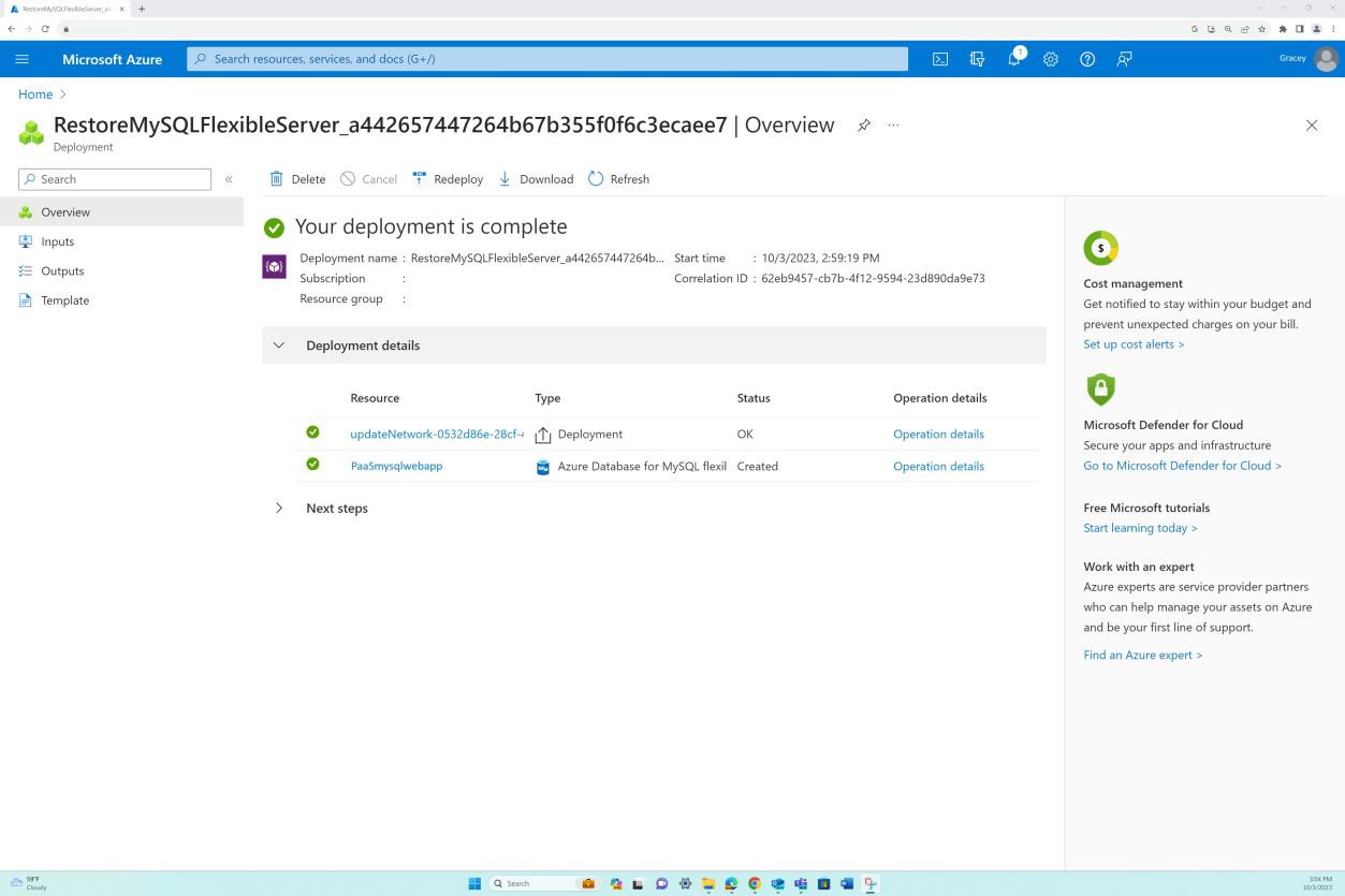 Azure deployment overview.