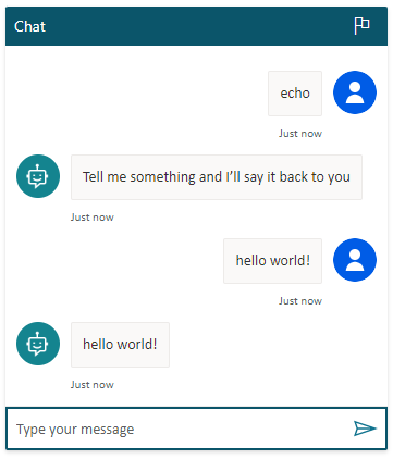 Screenshot of an agent conversation.