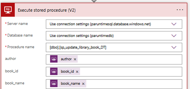 Execute stored procedure