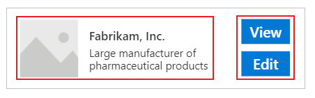 Example of recommended practice: related controls in a gallery are grouped inside Containers.