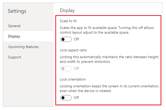 Settings disable lock orientation.