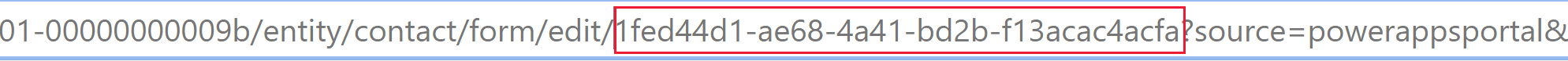 Form ID can be found in the browser URL when you open a form in the modern form designer.