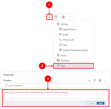 Posts on timeline - Runtime