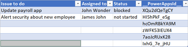 Screenshot of the spreadsheet when the 'OR'expression completes.